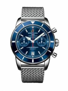 Breitling Superocean Heritage 44 Chronograph Stainless Steel / Blue / Blue / Milanese A2337016.C856.154A
