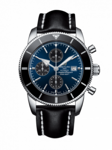 Breitling Superocean Heritage II 46 Chronograph Stainless Steel / Black / Blue / Calf / Folding A1331212/C968/442X/A20D.1