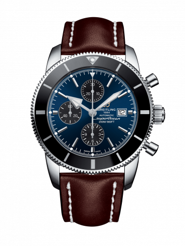 Breitling Superocean Heritage II 46 Chronograph Stainless Steel / Black / Blue / Calf / Pin A1331212/C968/443X/A20BA.1