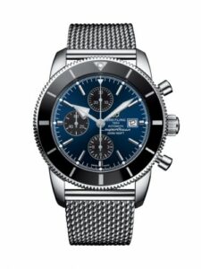 Breitling Superocean Heritage II 46 Chronograph Stainless Steel / Black / Blue / Milanese A1331212/C968/152A