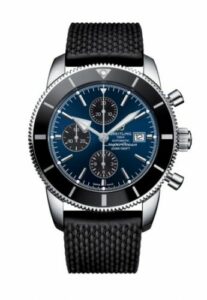 Breitling Superocean Heritage II 46 Chronograph Stainless Steel / Black / Blue / Rubber / Folding A13312121C1S1