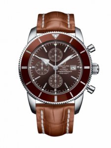 Breitling Superocean Heritage II 46 Chronograph Stainless Steel / Bronze / Bronze / Croco / Folding A1331233/Q616/755P/A20D.1