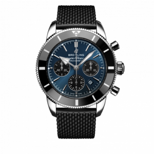 Breitling Superocean Heritage II B01 Chronograph 44 Stainless Steel / Blue / Rubber / Folding AB0162121C1S1