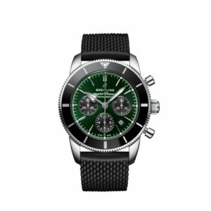 Breitling Superocean Heritage II B01 Chronograph 44 Stainless Steel / Green / Rubber AB01621A1L1S1