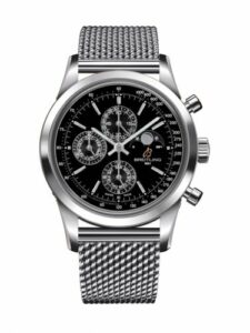 Breitling Transocean Chronograph 1461 Stainless Steel / Black / Bracelet A1931012/BB68/154A