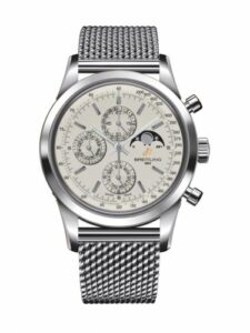 Breitling Transocean Chronograph 1461 Stainless Steel / Silver / Bracelet A1931012/G750/154A