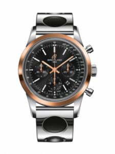 Breitling Transocean Chronograph Stainless Steel Red Gold / Black / Air Racer UB015212.BC74.222A