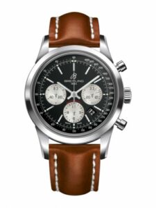 Breitling Transocean Chronograph Stainless Steel / Reverse Panda / Calf / Pin AB015212/BF26/433X/A20BA.1
