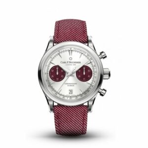 Carl F. Bucherer Manero Flyback 40 Stainless Steel / Silver - Red 00.10927.08.13.04