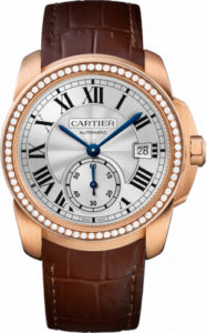 Cartier Calibre de Cartier 38 Pink Gold / Silver / Diamond WF100013