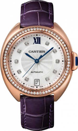 Cartier Clé de Cartier 35 Pink Gold / Diamonds / Purple WJCL0039
