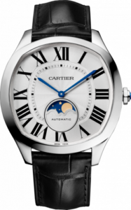 Cartier Drive de Cartier Moon Phases Stainless Steel / Silver WSNM0008