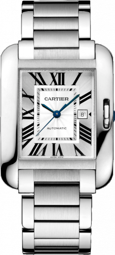Cartier Tank Anglaise 29.8 Stainless Steel / Silver / Bracelet W5310009