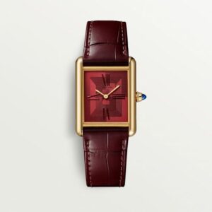 Cartier Tank Louis Cartier Large Manual Yellow Gold / Graphical Red WGTA0093