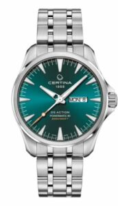 Certina DS Action Powermatic 80 Day-Date Stainless Steel / Blue / Bracelet C032.430.11.091.00