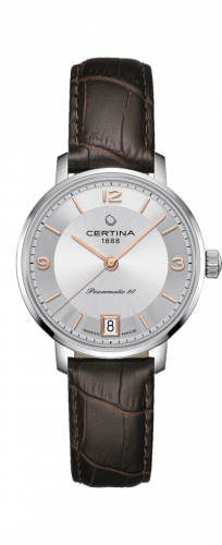 Certina DS Caimano Powermatic 80 Stainless Steel / Silver / Strap C035.207.16.037.01