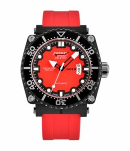 Formex Diver Automatic Red / Rubber 2100.9.7074.960