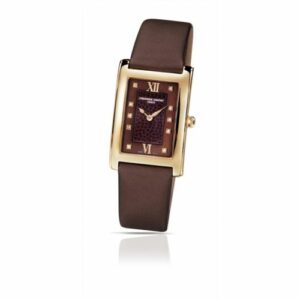 Frederique Constant Carree Ladies Yellow Gold / Brown FC-200CHDC25