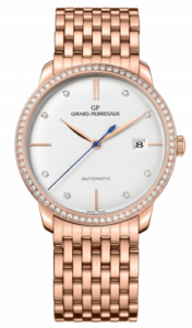 Girard-Perregaux 1966 38 Pink Gold / Diamond / Silver / Bracelet 49525D52A1A1-52A