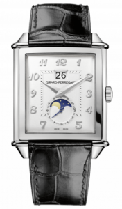 Girard-Perregaux Vintage 1945 XXL Large Date and Moonphases Stainless Steel / Silver 25882-11-121-BB6B