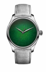 H. Moser & Cie Endeavour Centre Seconds White Gold / Lime Green Concept 1200-1233