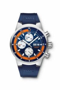 IWC Aquatimer Chronograph Stainless Steel / Blue / Rubber / Cousteau Divers 2007 IW3781-01