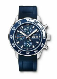 IWC Aquatimer Chronograph Stainless Steel / Blue / Rubber IW3767-11