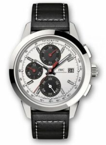 IWC Ingenieur Chronograph Custom Stainless Steel / Silver-Black-Red / Calf IW3808-CK