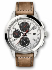 IWC Ingenieur Chronograph Custom Stainless Steel / Silver-Black-Red / Calf IW3808-CM
