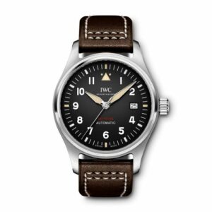 IWC Pilot's Watch Automatic Spitfire Stainless Steel / Black / Leather IW3268-03