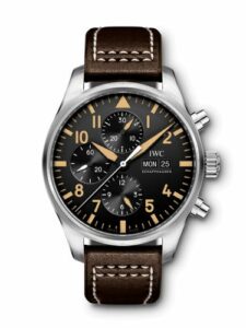 IWC Pilot's Watch Chronograph Stainless Steel / 20th Anniversary Watches of Switzerland IW3777-20