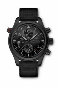 IWC Pilot's Watch Double Chronograph Top Gun Ceratanium IW3718-15