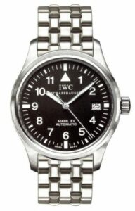 IWC Pilot's Watch Mark XV Stainless Steel / Black / Bracelet IW3253-07