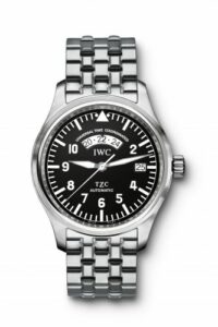 IWC Pilot's Watch UTC Stainless Steel / Black / Bracelet IW3251-02