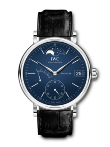 IWC Portofino Hand-Wound Eight Days Moonphase "150 Years" Stainless Steel / Blue IW5164-05