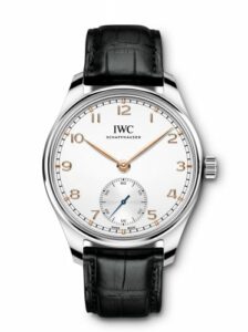 IWC Portugieser Automatic 40 Stainless Steel / Silver / Alligator IW3583-03