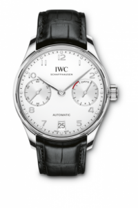 IWC Portugieser Automatic 5007 Stainless Steel / Silver / Silver Numerals IW5007-12