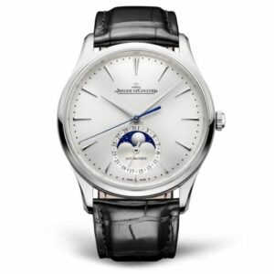 Jaeger-LeCoultre Master Ultra Thin Moon Stainless Steel / Silver / Alligator 1368430