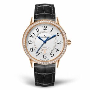 Jaeger-LeCoultre Rendez-Vous Night & Day Large Pink Gold / Diamond / Silver / Alligator 3612421