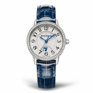 Jaeger-LeCoultre Rendez-Vous Night & Day Small Stainless Steel - Diamond / Silver / Alligator 3468430