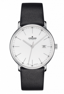 Junghans Form A Stainless Steel / White Stick / Black Calf 027/4730.00