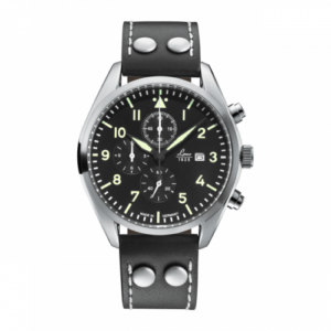 Laco Chronographs Trier / Stainless Steel / Black 861915