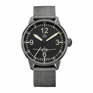 Laco Pilot Watch Special Models DC-3 / Stainless steel / Black 861901
