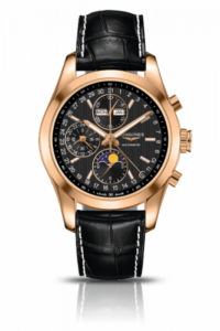 Longines Conquest Classic Moonphase Red Gold / Black L2.798.8.52.3