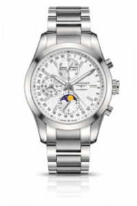 Longines Conquest Classic Moonphase Stainless Steel / Silver / Bracelet L2.798.4.72.6