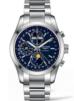 Longines Conquest Classic Moonphase Stainless Steel / St. Moritz 2017 L2.798.4.96.6