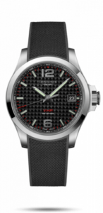 Longines Conquest V.H.P. 41 Stainless Steel / Carbon / Rubber L3.716.4.66.9