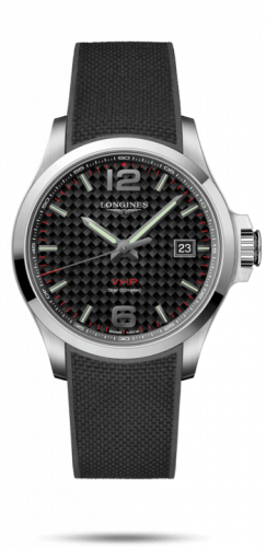Longines Conquest V.H.P. 43 Stainless Steel / Carbon / Rubber L3.726.4.66.9