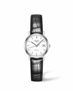 Longines Elegant Collection 25.5 Automatic Stainless Steel / White / Strap L4.309.4.12.2