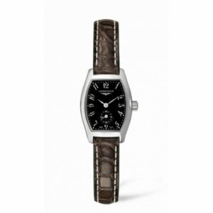Longines Evidenza 19.6 Stainless Steel Black L2.175.4.53.5